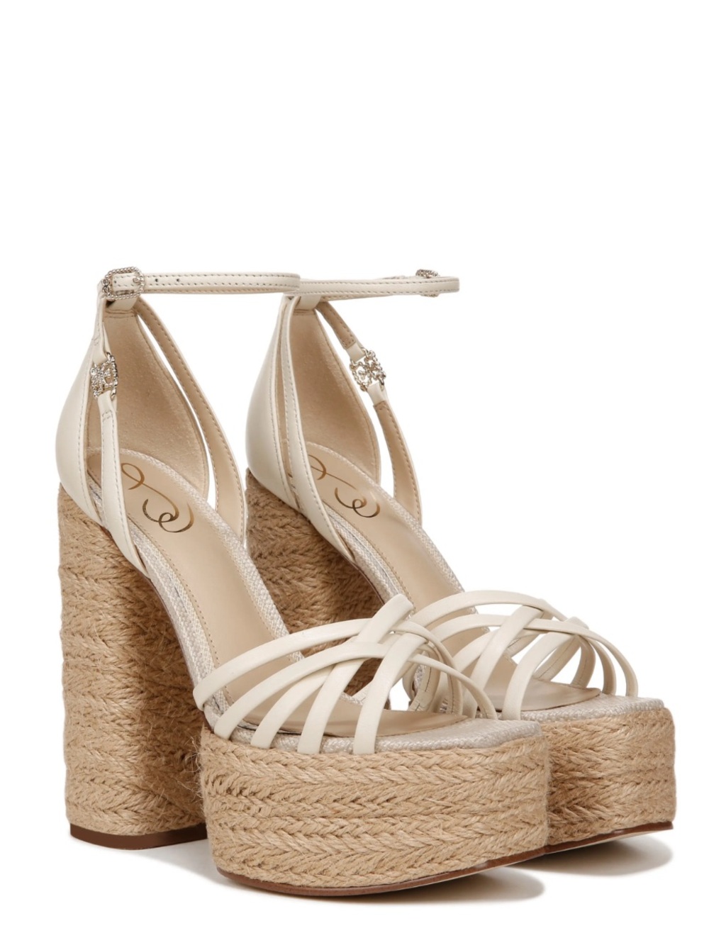 Sam Edelman Kade Ankle Strap Espadrille Plattorm Sandal